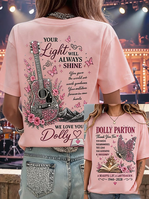 Country Singer Commemorative Printed T-Shirt