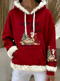 Women's Casual Faith Print Knit Sweatshirt