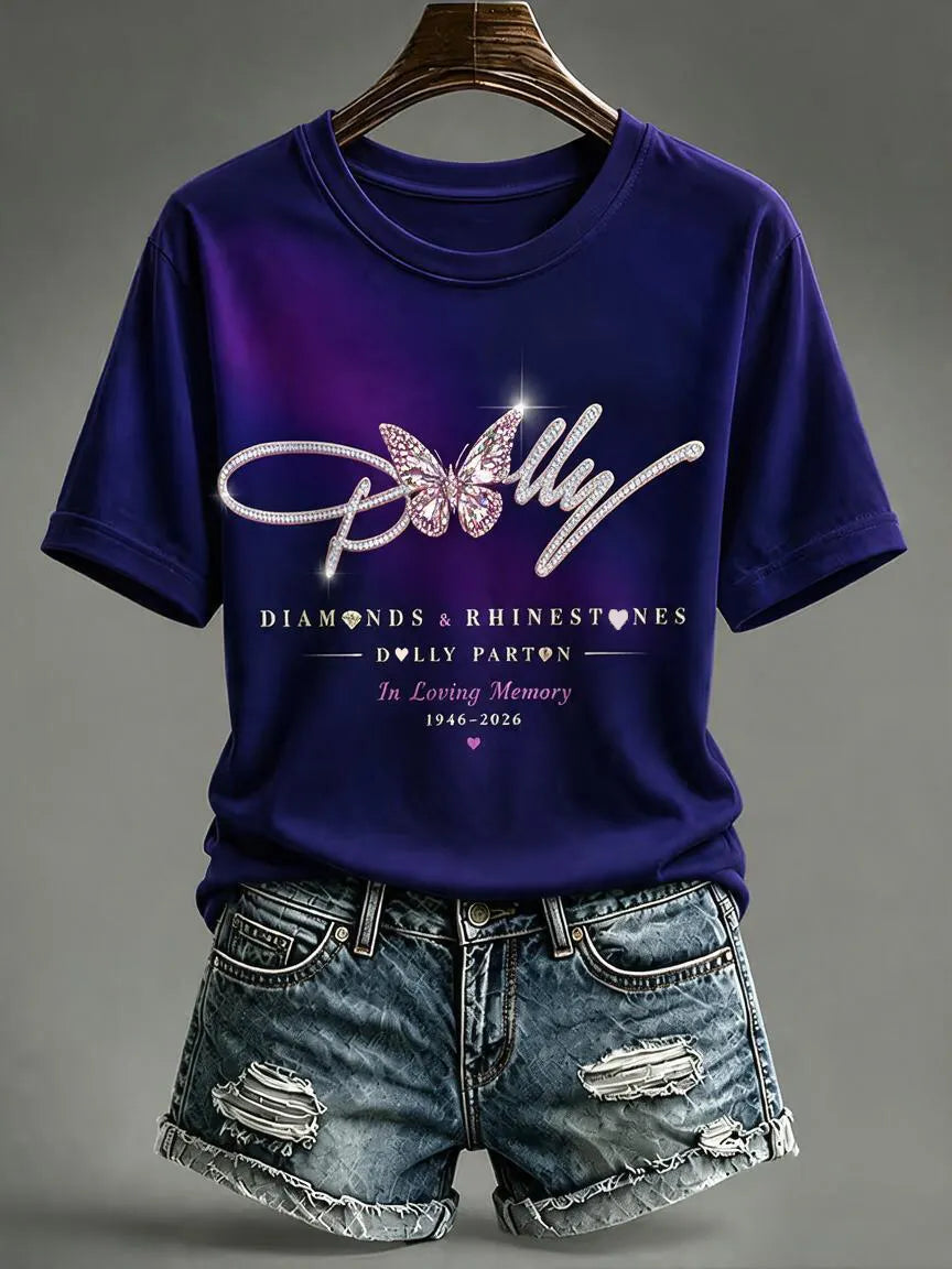 Women'S Commemorative Printed Casual T-Shirt