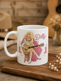 Retro Country Music Legend Tribute Print Mug