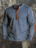 Men's Vintage Comfortable Henley T-Shirt