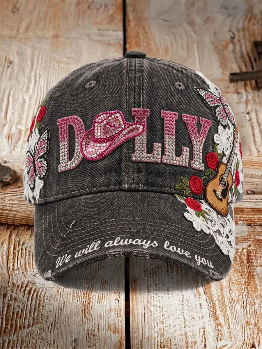 Retro Commemorative Printed Washed Hat