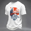 Men's Lake Ontario Casual Art Printed T-shirt