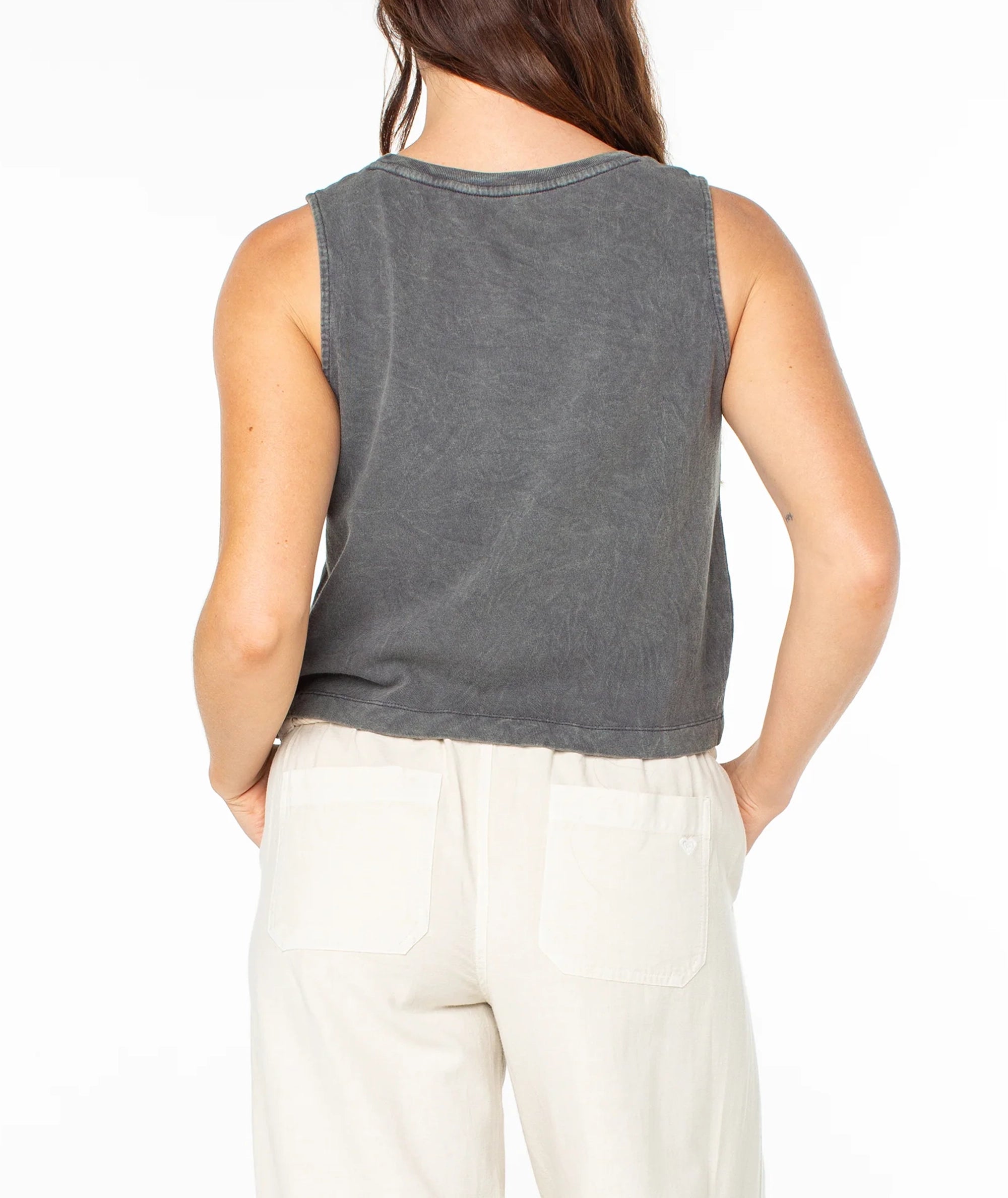 Sleeveless Cartoon Round Neck Vest