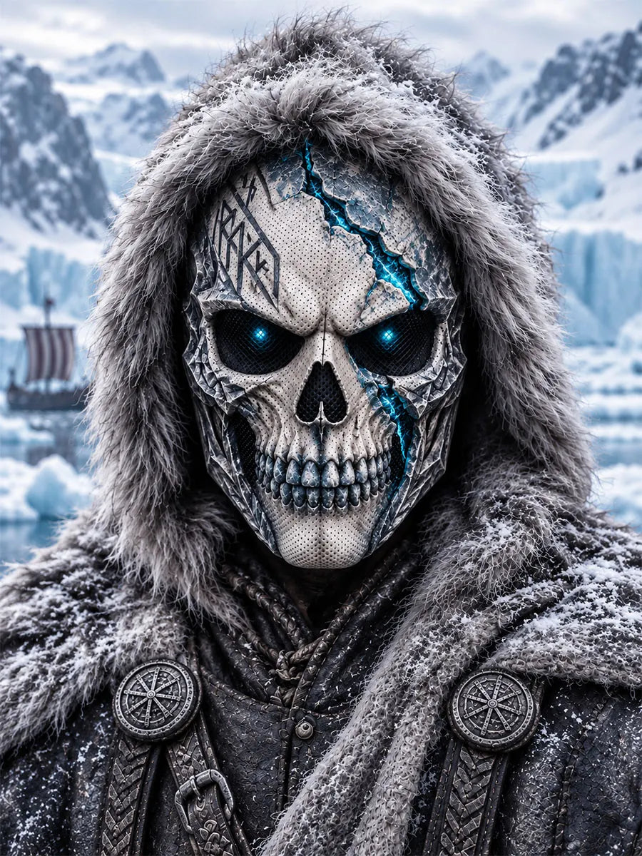 ❄ FROSTBORN VIKING SKULL FULL-FACE MASK