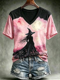 Women's Halloween Print Top