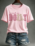 Women'S Commemorative Printed Casual T-Shirt