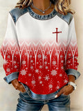 Women's Christmas Print Top