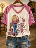 Women'S Commemorative Printed Casual T-Shirt