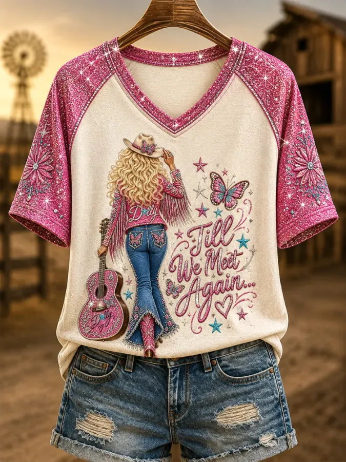 Women'S Commemorative Printed Casual T-Shirt