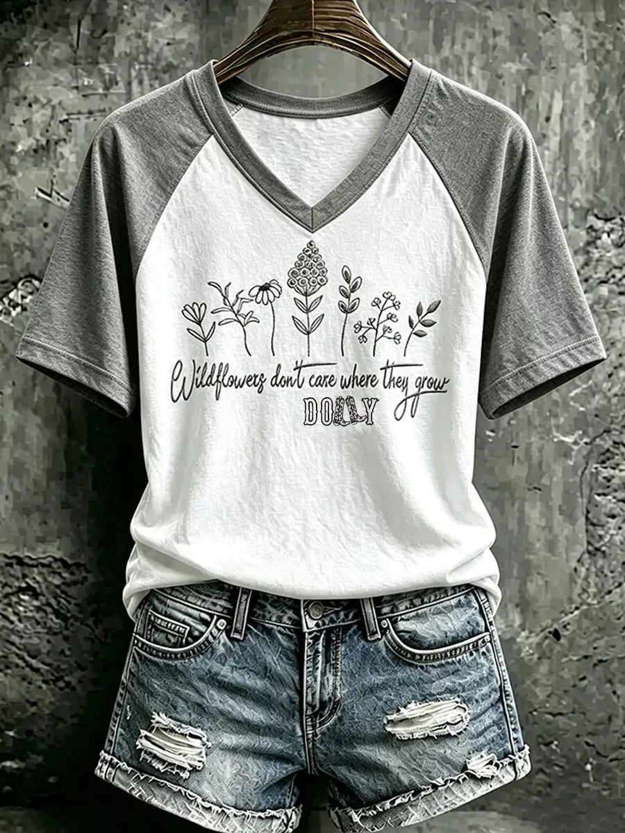 Women's Country Music Legend Tribute Print T-shirt
