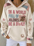 Women's Country Singer Commemorative Print Hoodie
