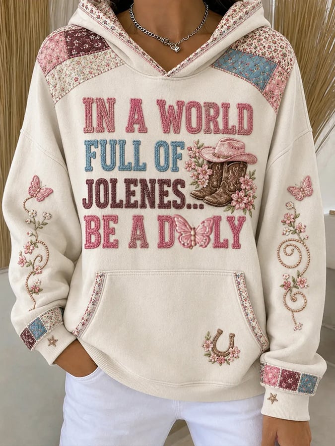 Women's Country Singer Commemorative Print Hoodie