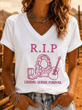 Women'S Country Music Printed Casual T-Shirt