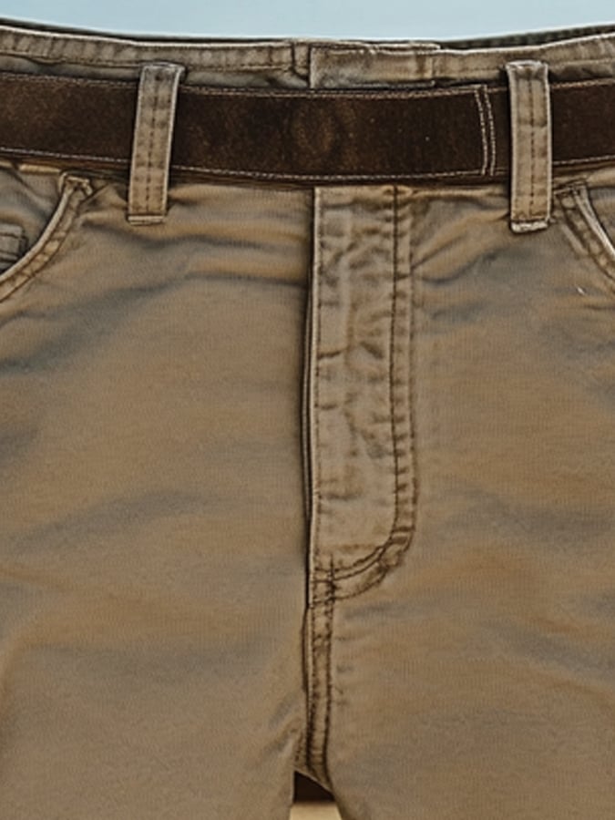 Men's Retro Outdoor Pocket Functional Work Shorts