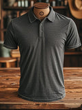 Classic retro polo shirt for men