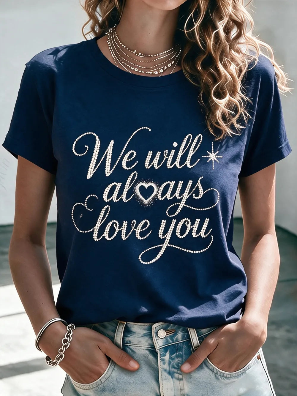 Women'S Commemorative Printed Casual T-Shirt