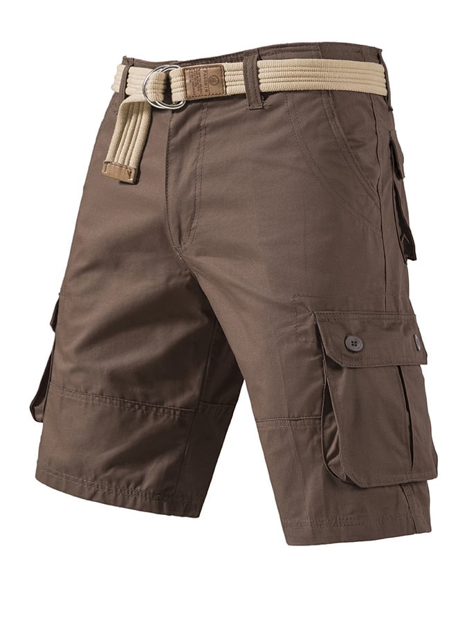 Men's Vintage Outdoor Cotton Functional Work Shorts