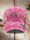 Retro Commemorative Printed Washed Hat