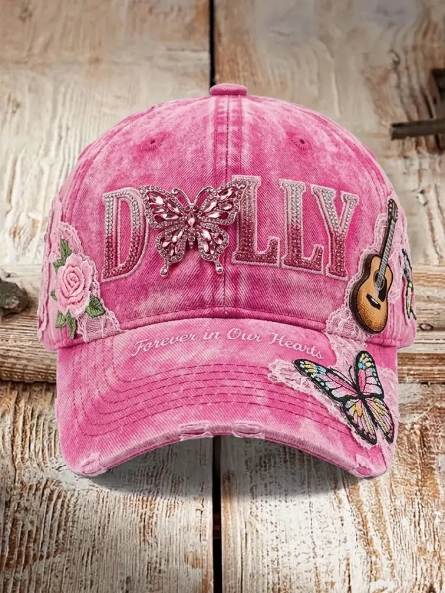 Retro Commemorative Printed Washed Hat
