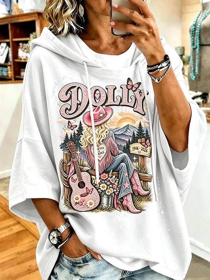 Women's Forever Our Queen of Country Print Casual Sweatshirt