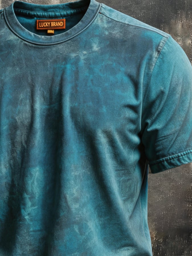 Men's Vintage Viking-Print T-Shirt