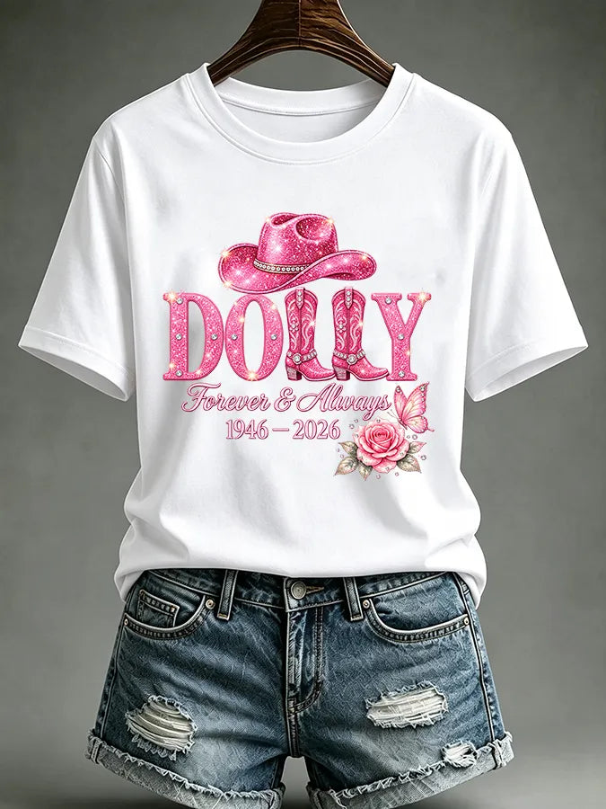 Women'S Country Music Printed Casual T-Shirt