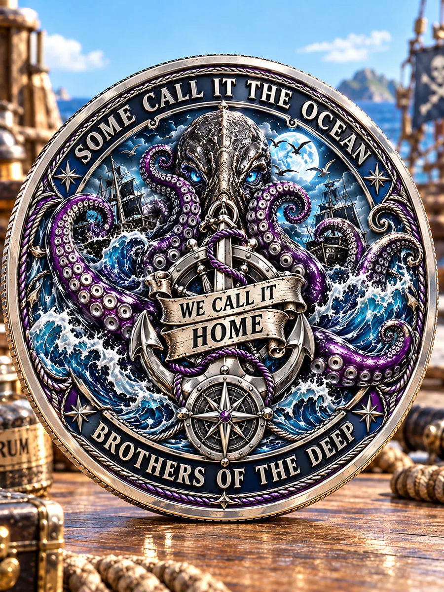 Old Bastards Kraken Club Commemorative Medallion