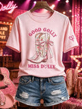 Women'S Commemorative Printed Casual T-Shirt