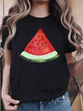 Watercolor Watermelon Slice T-Shirt