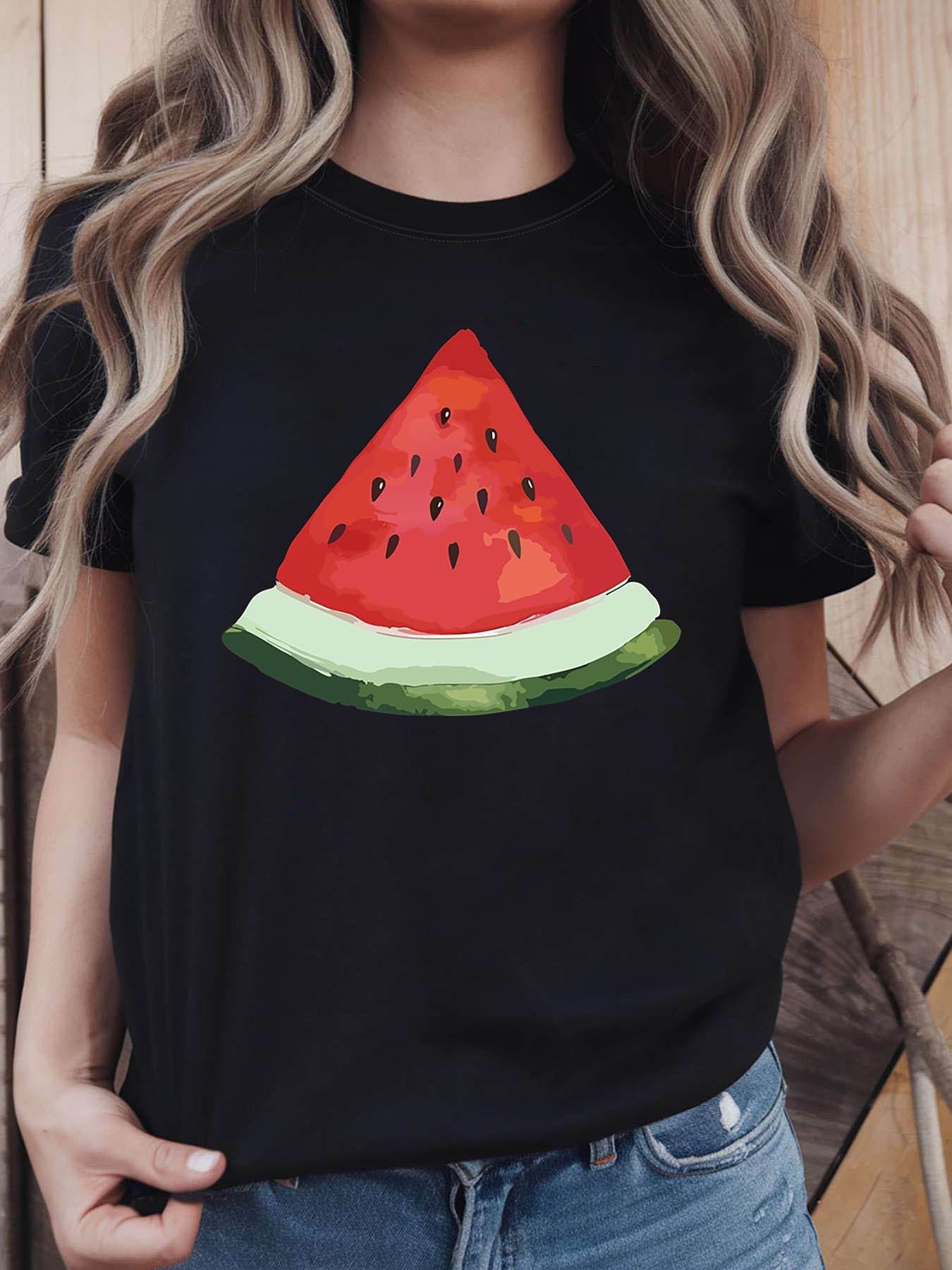 Watercolor Watermelon Slice T-Shirt