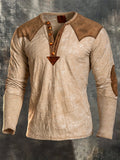 Men's Vintage Comfortable Henley T-Shirt