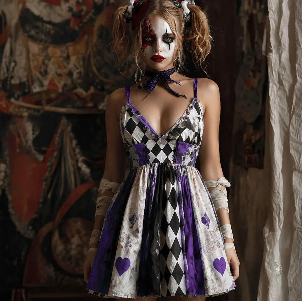 Women Halloween Cosplay Gothic Style Dress