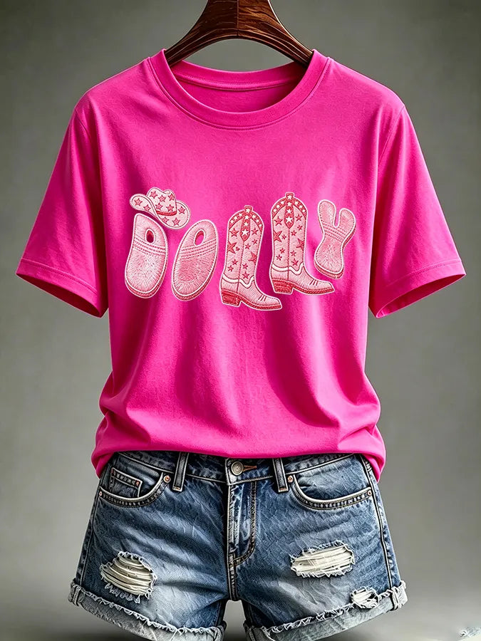 Women'S Commemorative Printed Casual T-Shirt
