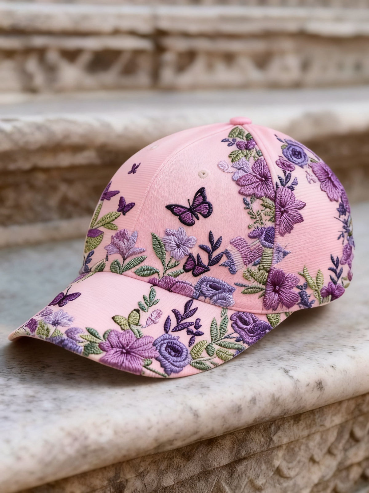 Women's Retro Bohemian Floral Print Casual Hat