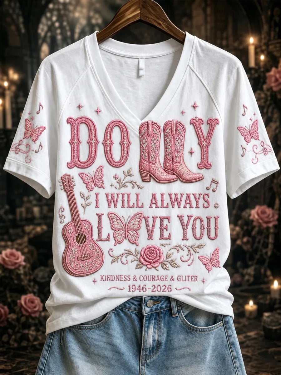 Women's Commemorative Print Casual T-Shirt