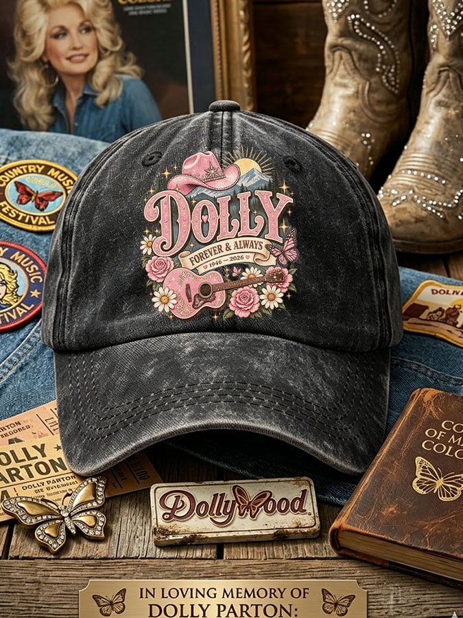 Unisex Country Music Legend Tribute Printed Hat