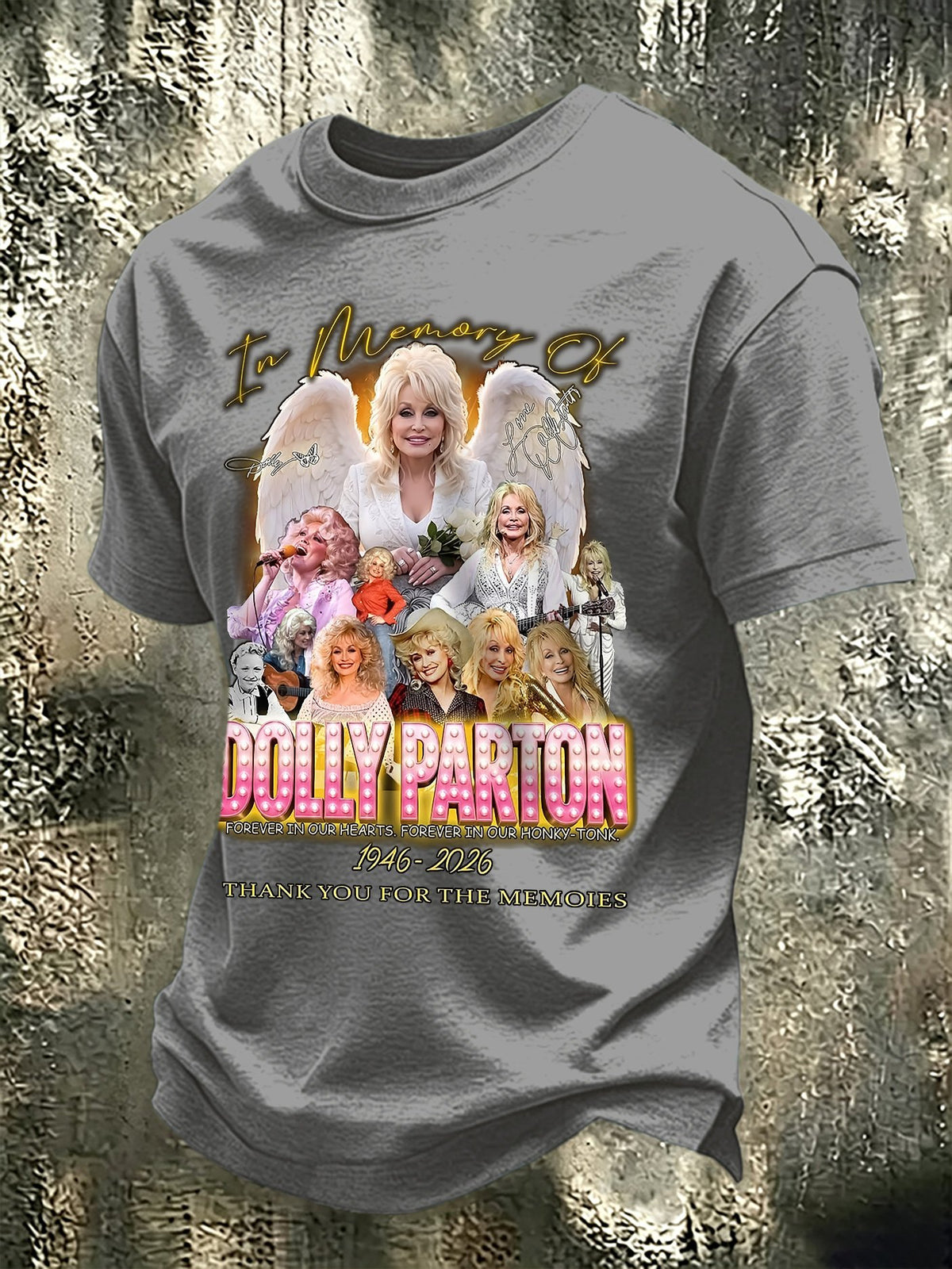 Men's Retro Queen Of Country Print T-Shirt