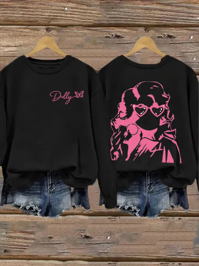 Women'S Commemorative Printed Round Neck Sports Shirt