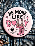 Country Singer Memorial Badge