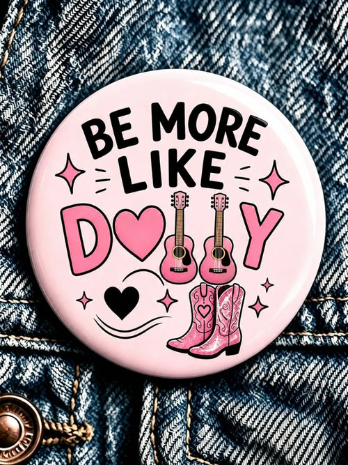 Country Singer Memorial Badge