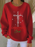 Women's Casual Print Long Sleeve Knit Top