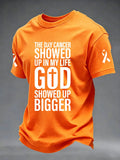 Men's Leukemia Awareness Graphic Short-Sleeve T-Shirt