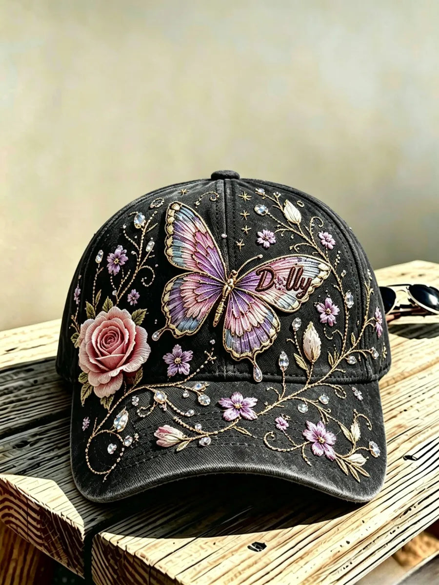 Retro Commemorative Printed Washed Hat
