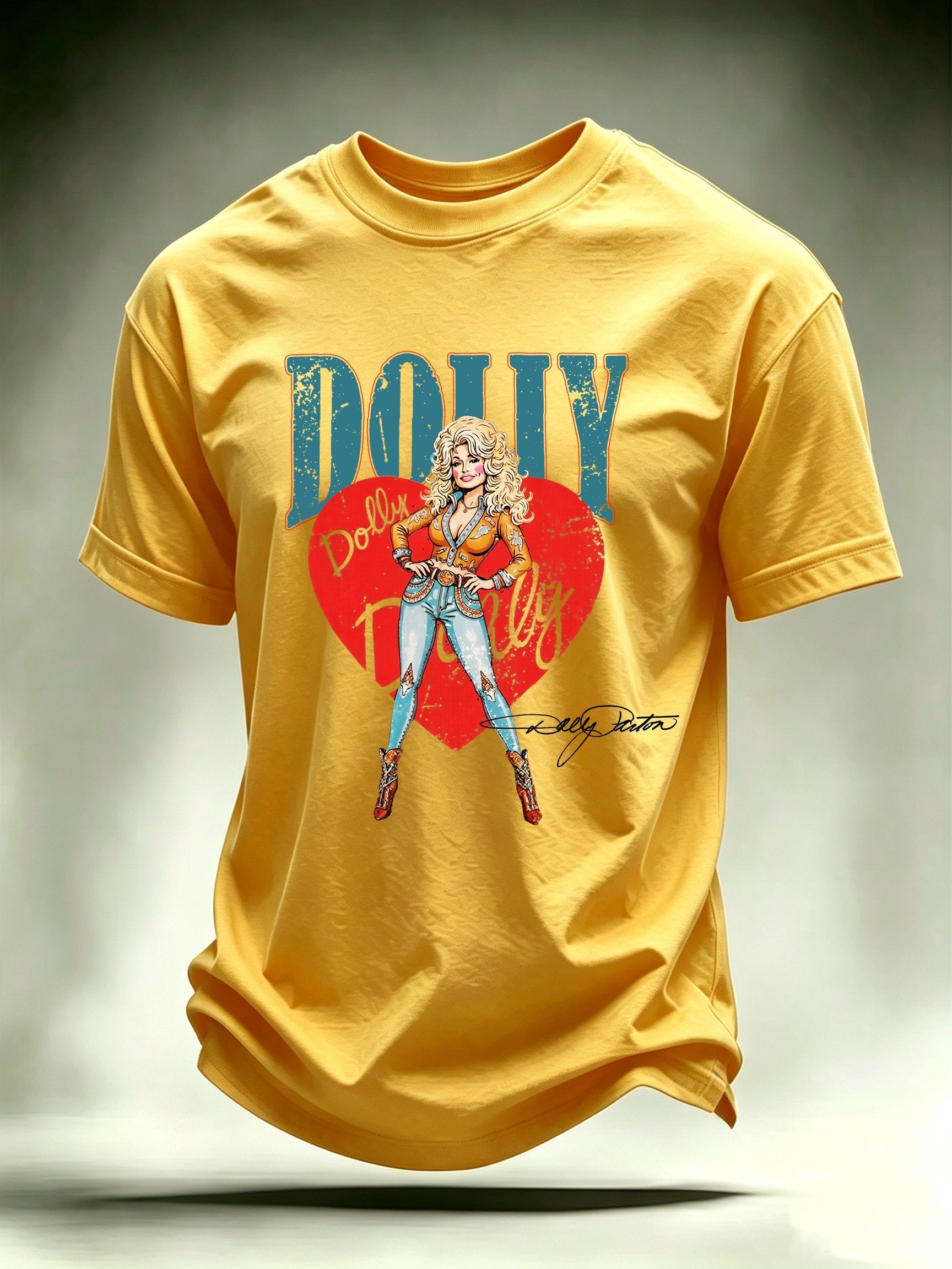 Men's Vintage Country Music Tribute Parton Tour T-Shirt