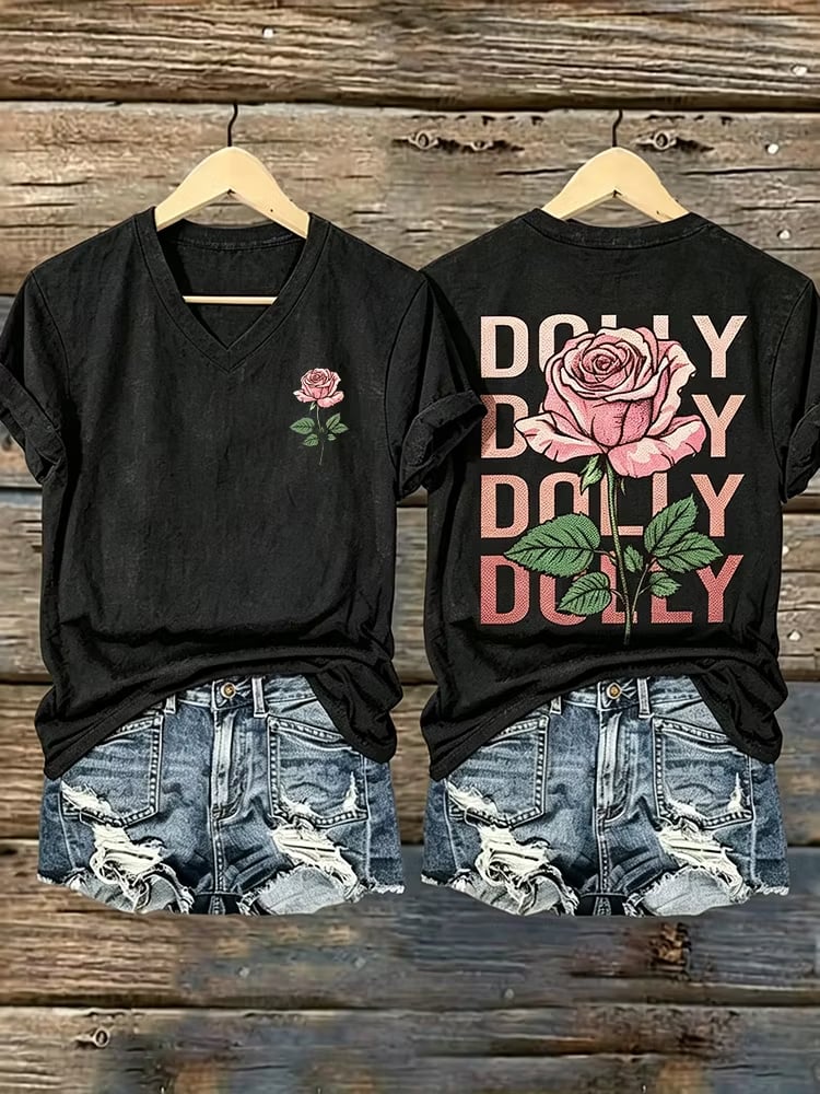Women's Rip Country Music Lover Queen of Country Print Top