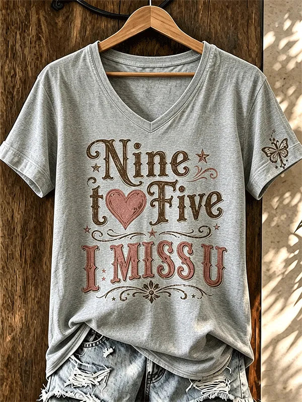 Women'S Nostalgic Commemorative Classic Printed T-Shirt