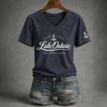 Women’s Lake Ontario Printed Casual T-shirt