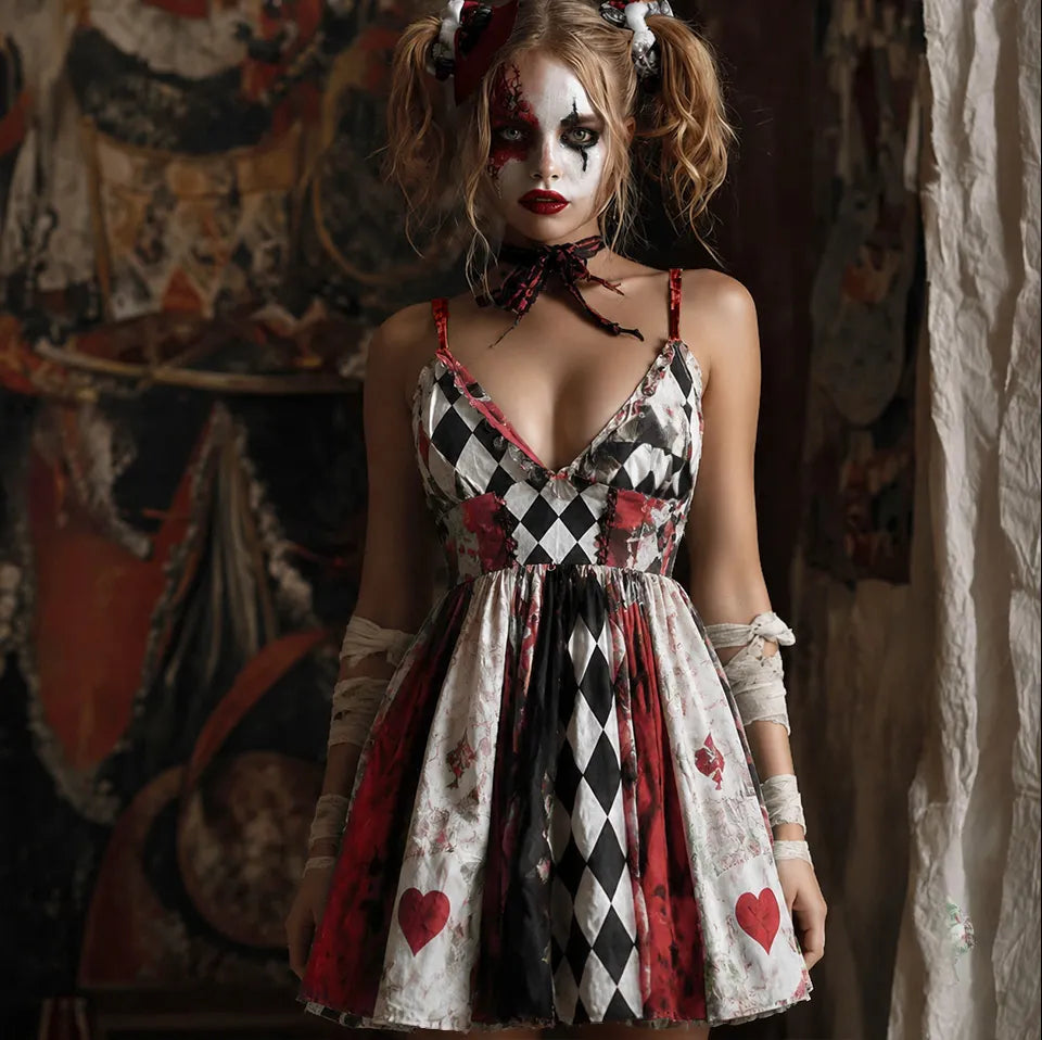 Women Halloween Cosplay Gothic Style Dress
