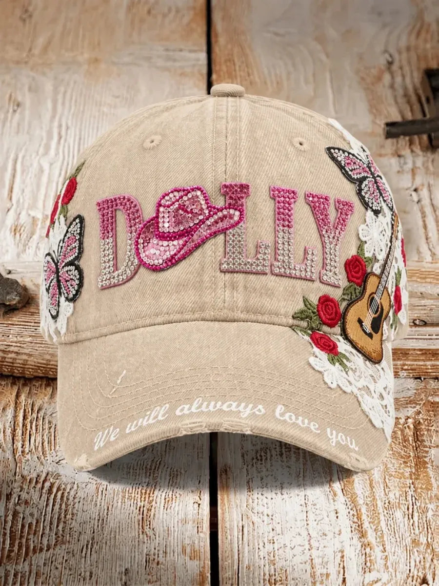 Retro Commemorative Printed Washed Hat